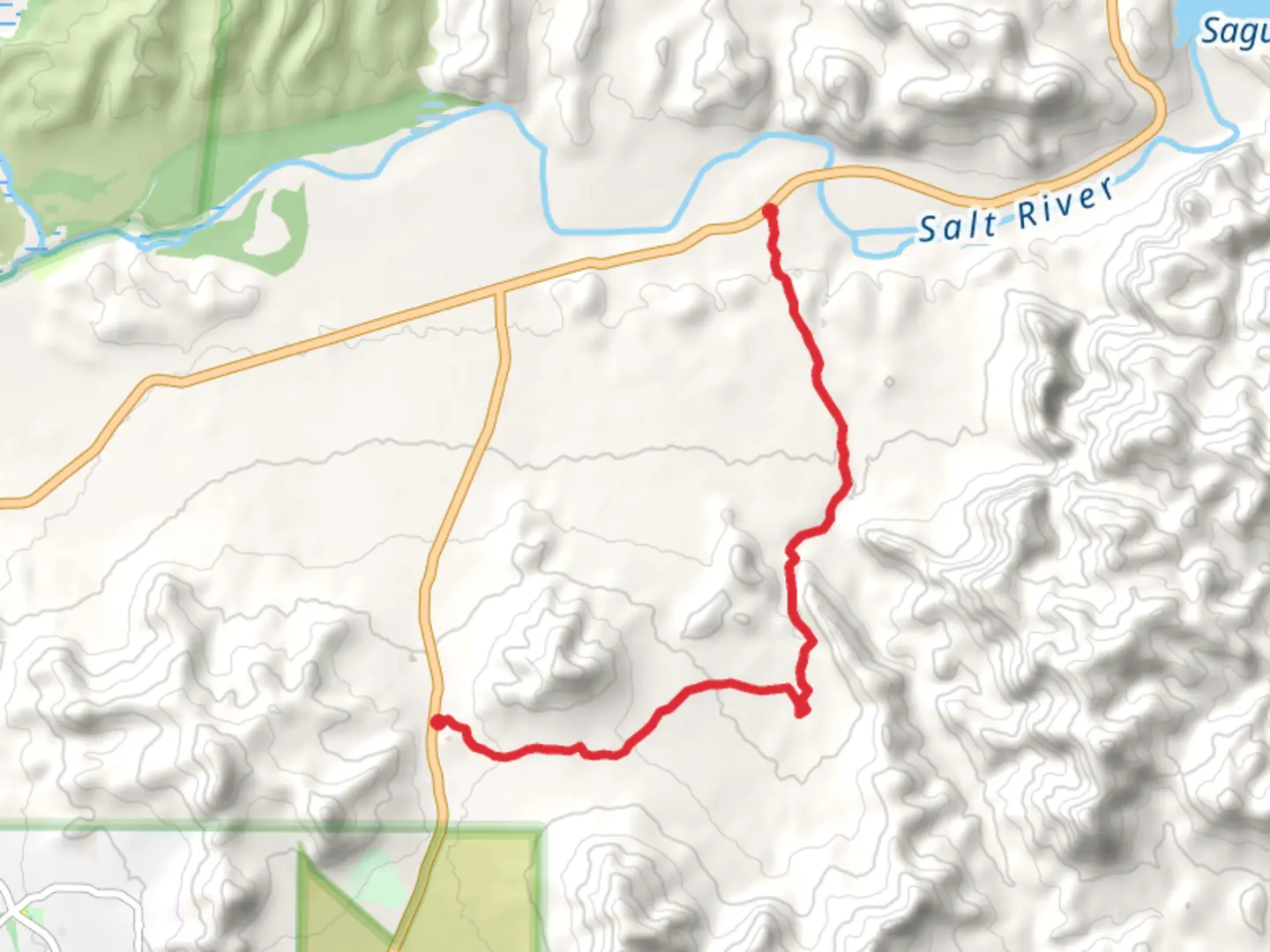 An image depicting the trail Phon D Sutton and its surrounding area.