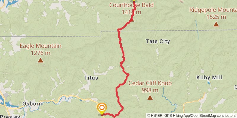 Appalachian Trail stage 9 Map