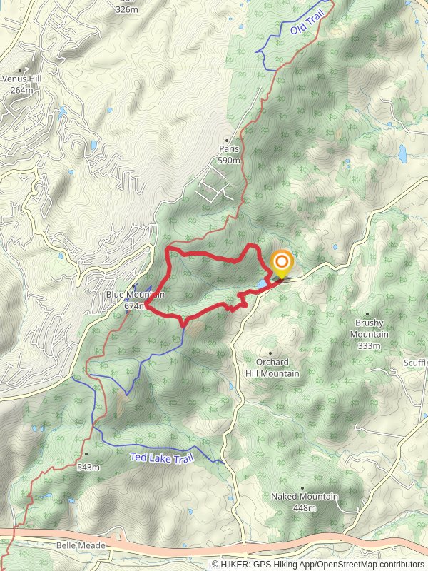 Appalachian Trail and Trico Fire Road Loop