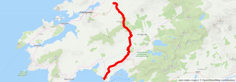 Kerry Way stage 5 Map