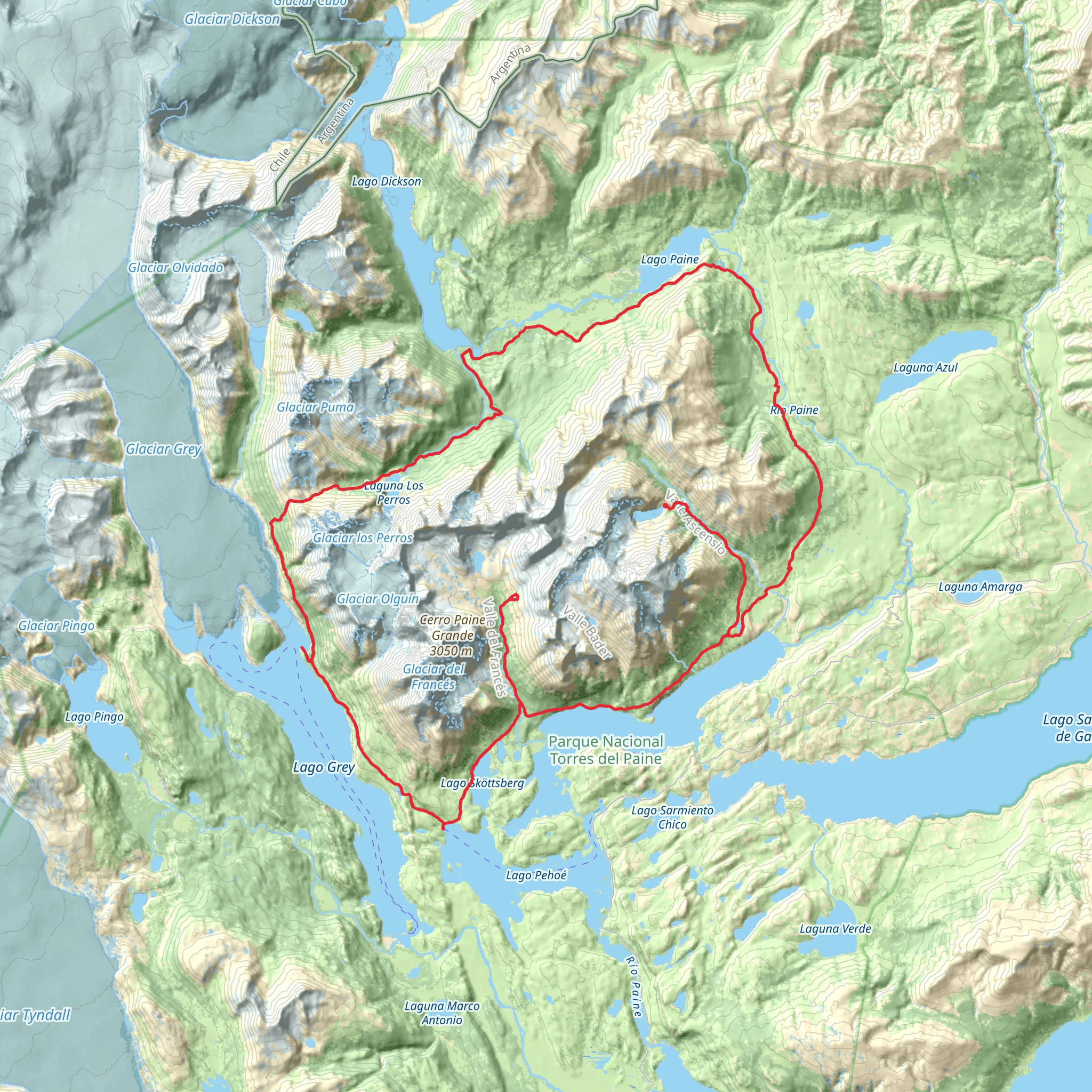 O Circuit mobile static map