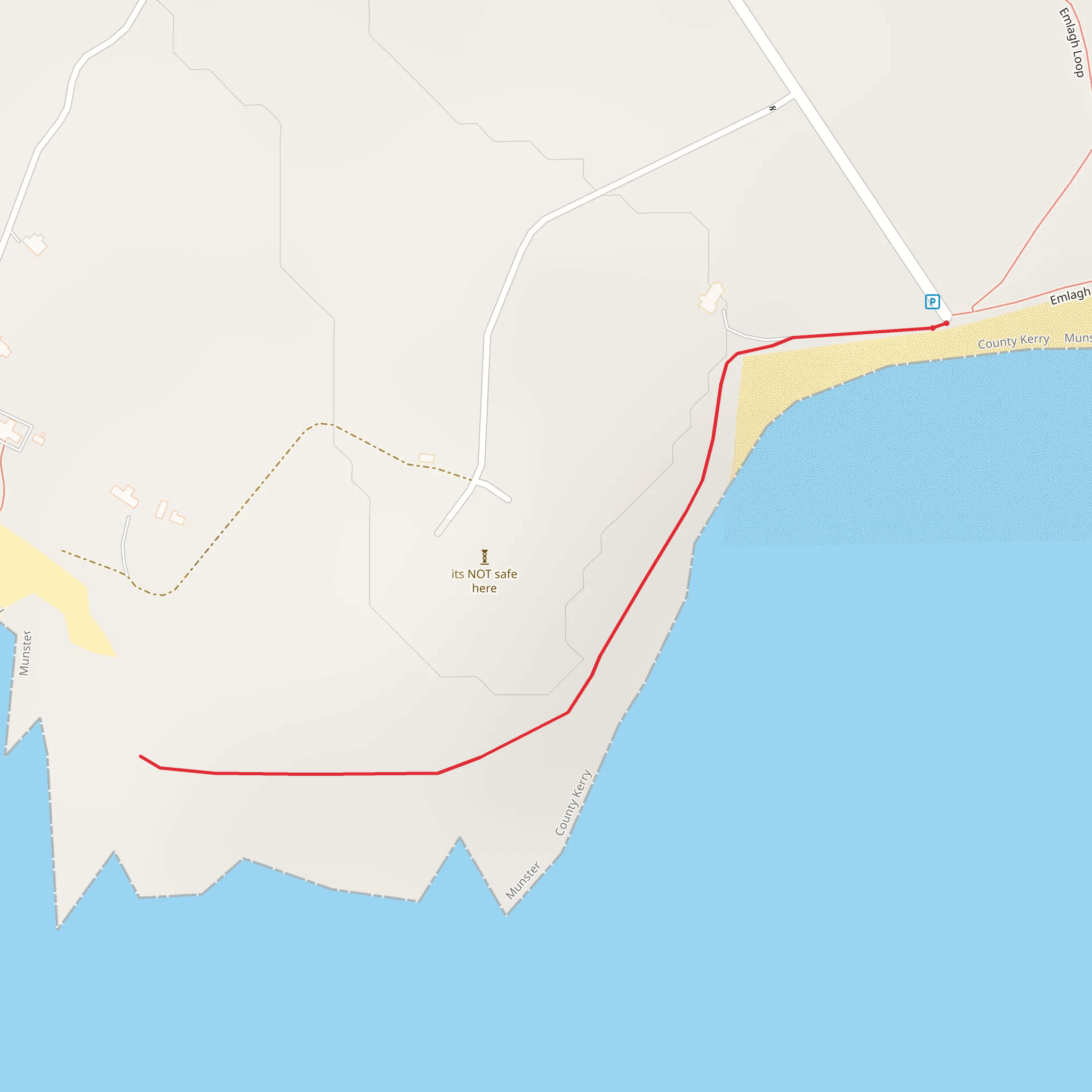 Reenroe Cliff Walk mobile static map