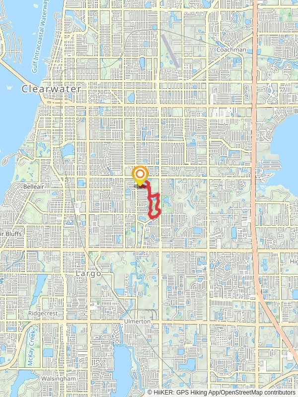 Eagle Lake Park Loop mobile static map