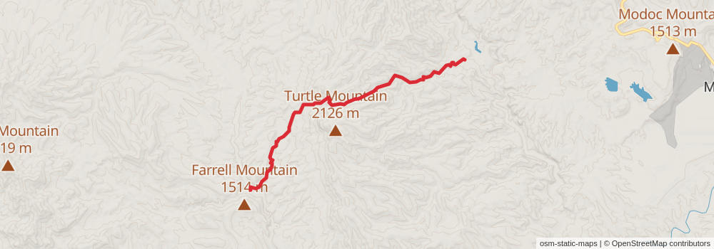 Grand Enchantment Trail stage 25 Map