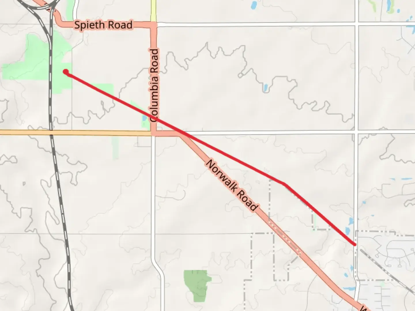 An image depicting the trail Lester Rail Trail and its surrounding area.