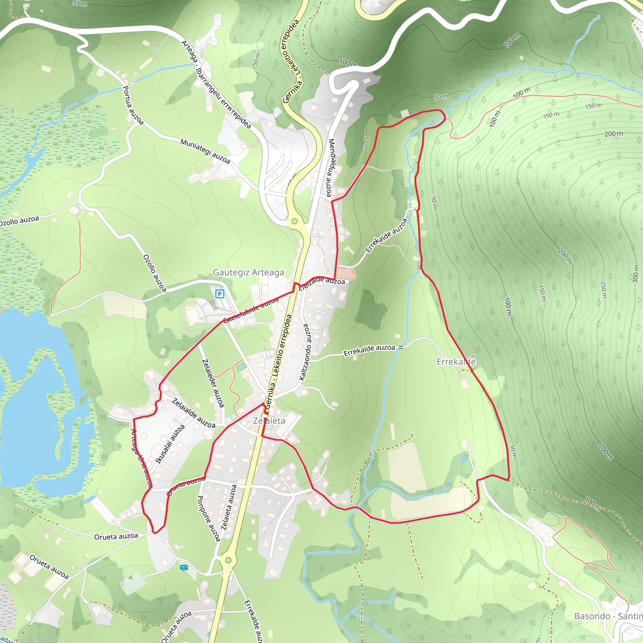 Gautegiz - Arteaga - Tour of an Ancient Stream PR BI 163 mobile static map