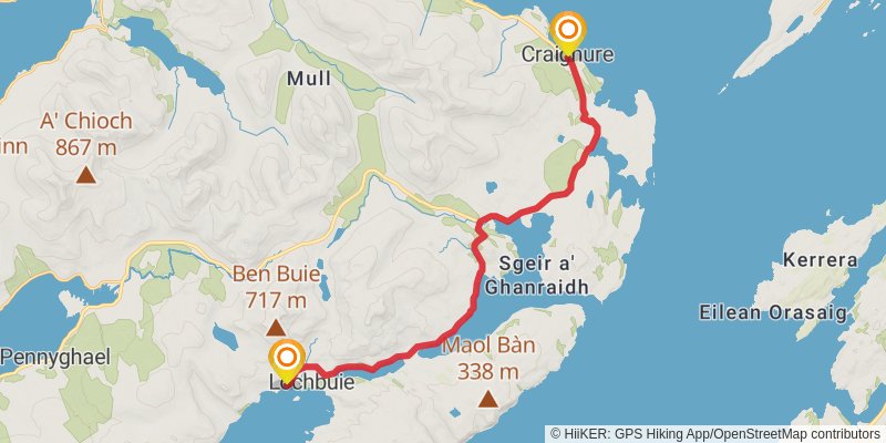 Slí Cholmcille stage 32 Map