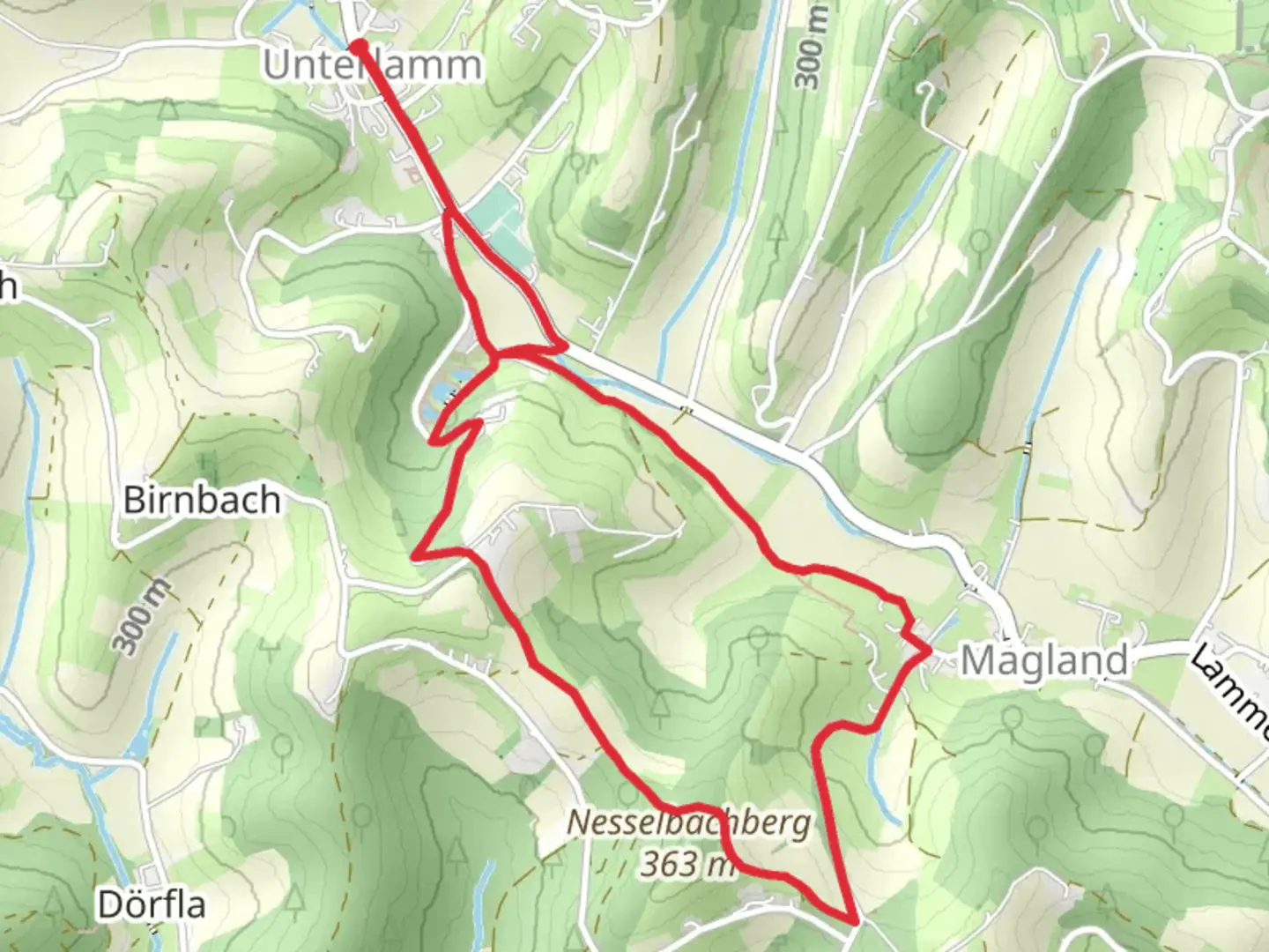 An image depicting the trail ERLebenspfad Magland and its surrounding area.