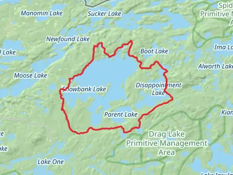 Disappointment Lake and Snowbank Lake Loop via Kekekabic Trail