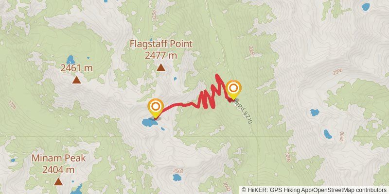 Lostine - Minam Loop spur 6 Map