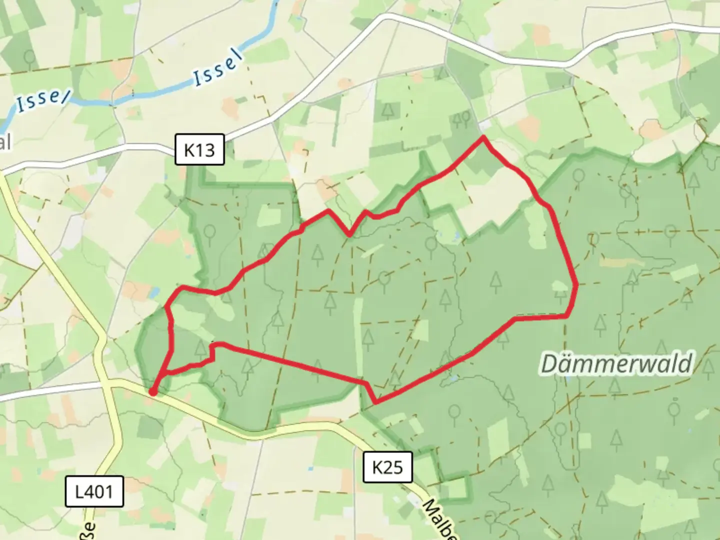 An image depicting the trail Teufelstein Rundweg A3 and its surrounding area.