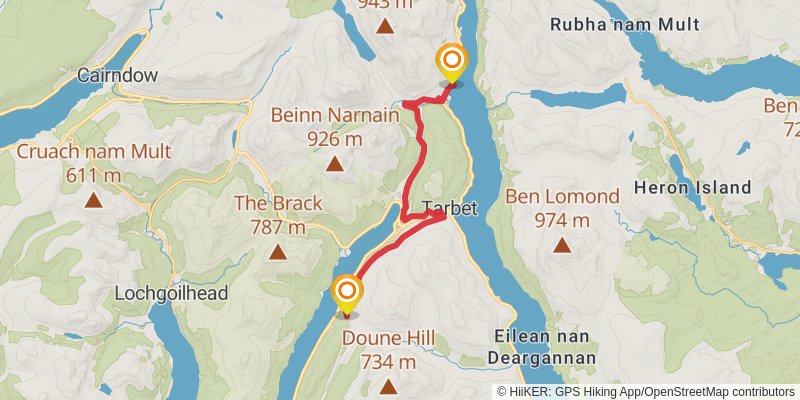 Three Lochs Way stage 3 Map