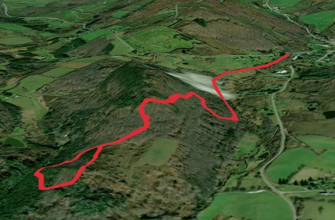 Hemlock Knoll from Cabin Hill Road