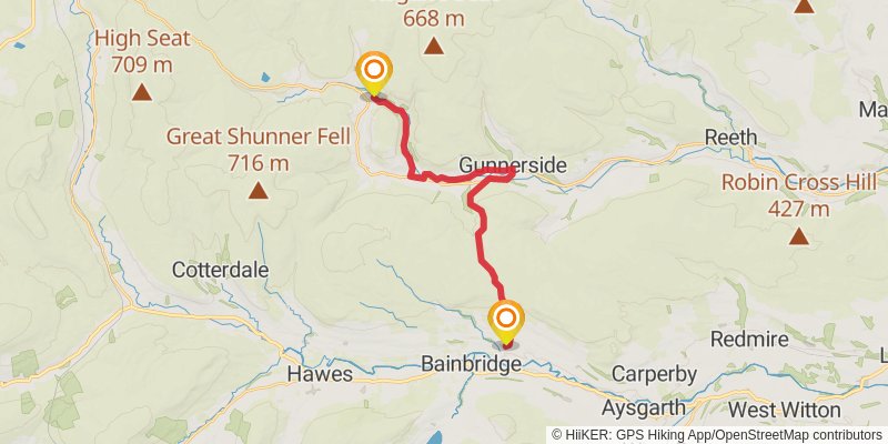 A Pennine Journey stage 4 Map