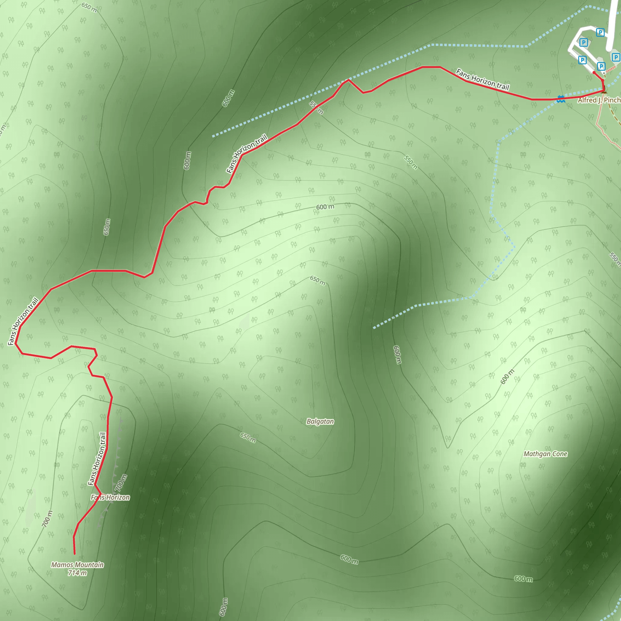 Fans Horizon Track mobile static map