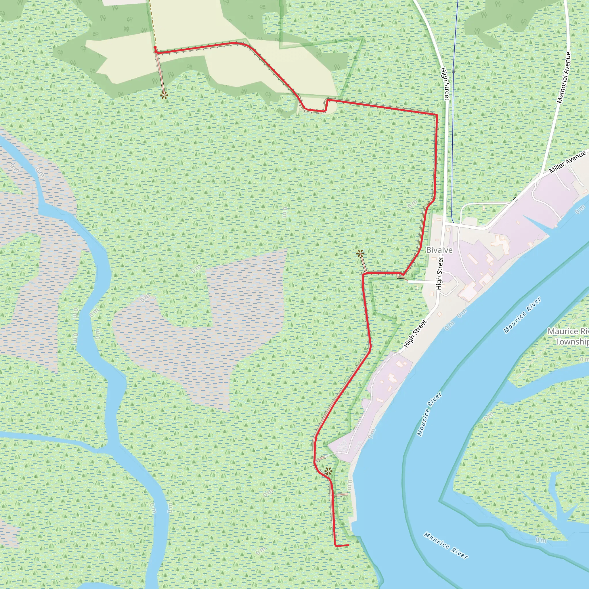 Walk to Fauler Island mobile static map