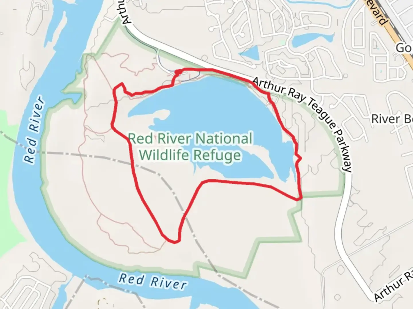An image depicting the trail Lake Caroline Loop and its surrounding area.