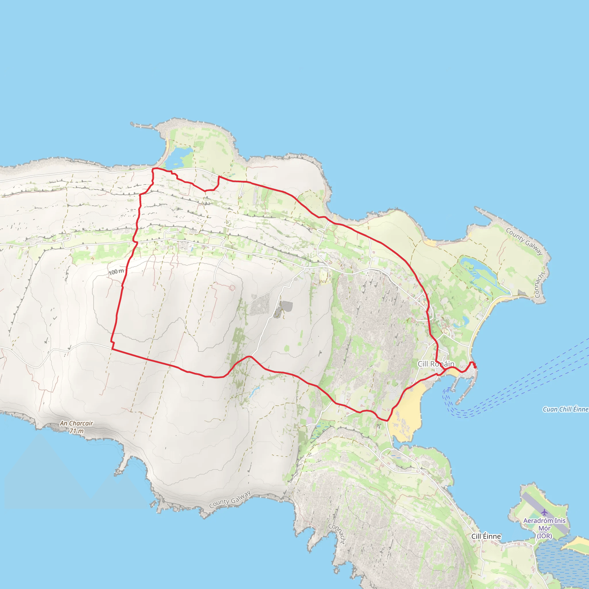Inis Mor - Lub an Chorruch mobile static map
