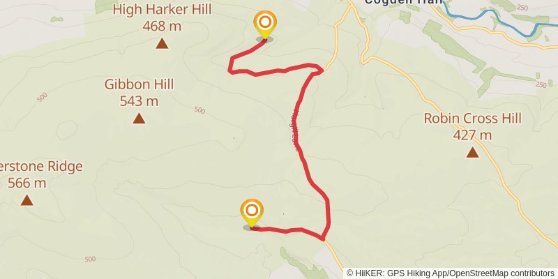 Herriot Way alt 5 Map