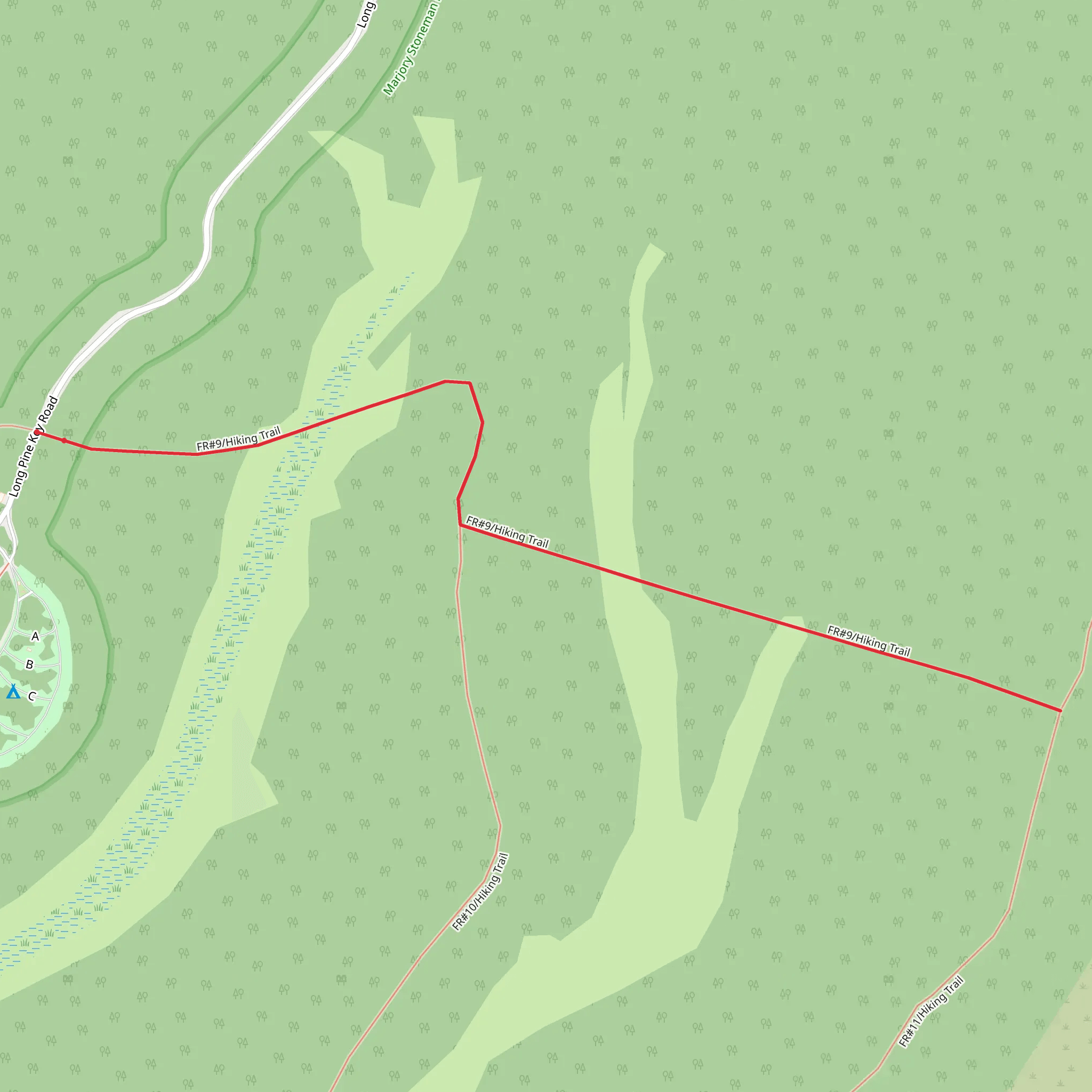 Long Pine Key Nature Gate 3 Trail mobile static map