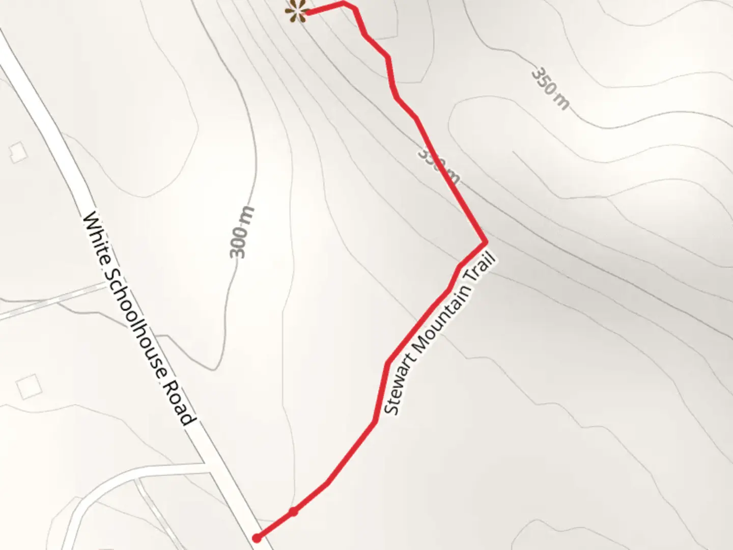 An image depicting the trail Stewart Mountain Trail and its surrounding area.