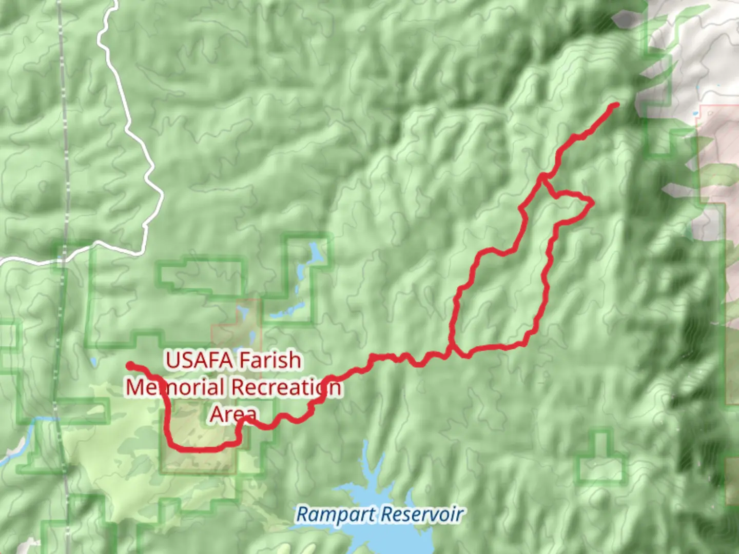 An image depicting the trail Shubarth Loop Trail and its surrounding area.