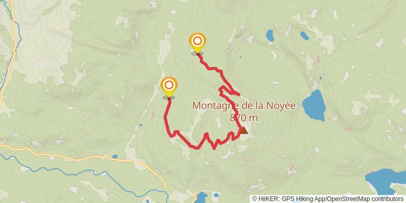 La Traversé de Charlevoix alt 4 Map