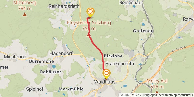 Glasschleifereweg alt 3 Map