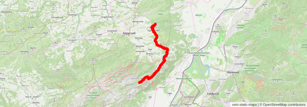 Die Königstour im Alpstein stage 6 Map