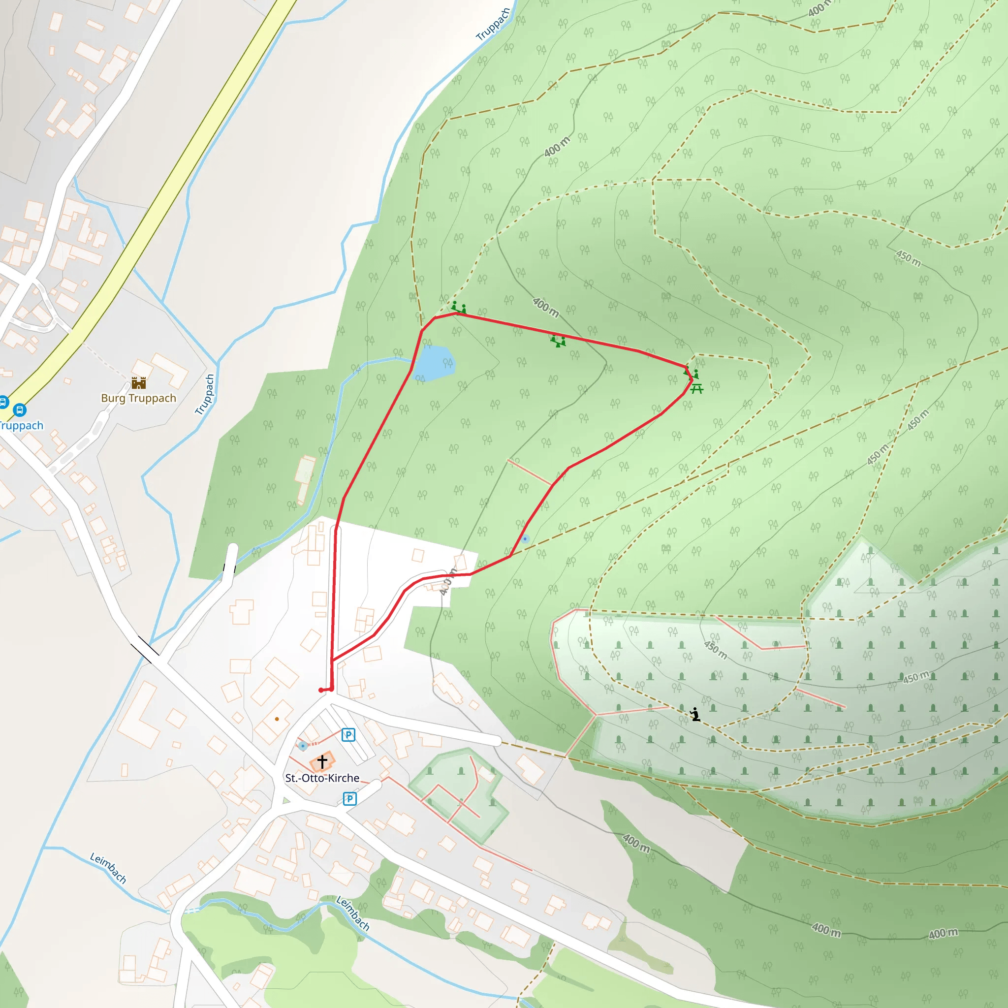 Kindererlebnisweg im Zauberwald Loop mobile static map