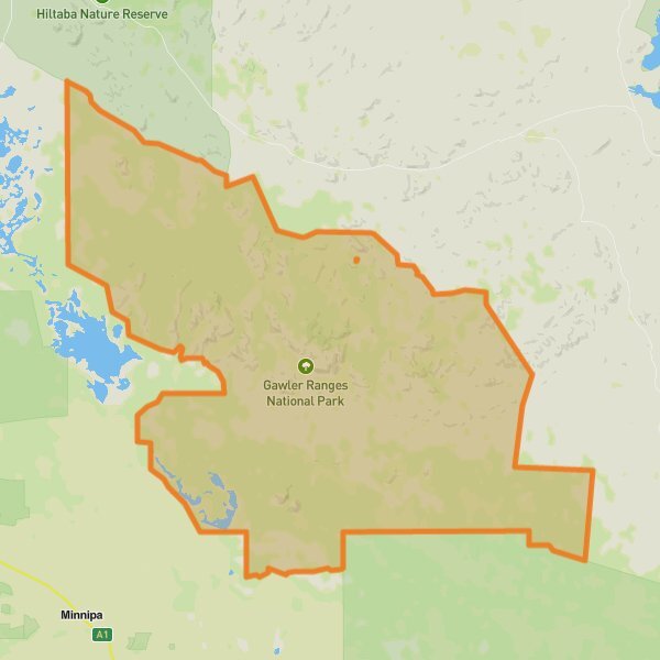 Gawler Ranges National Park mobile static map