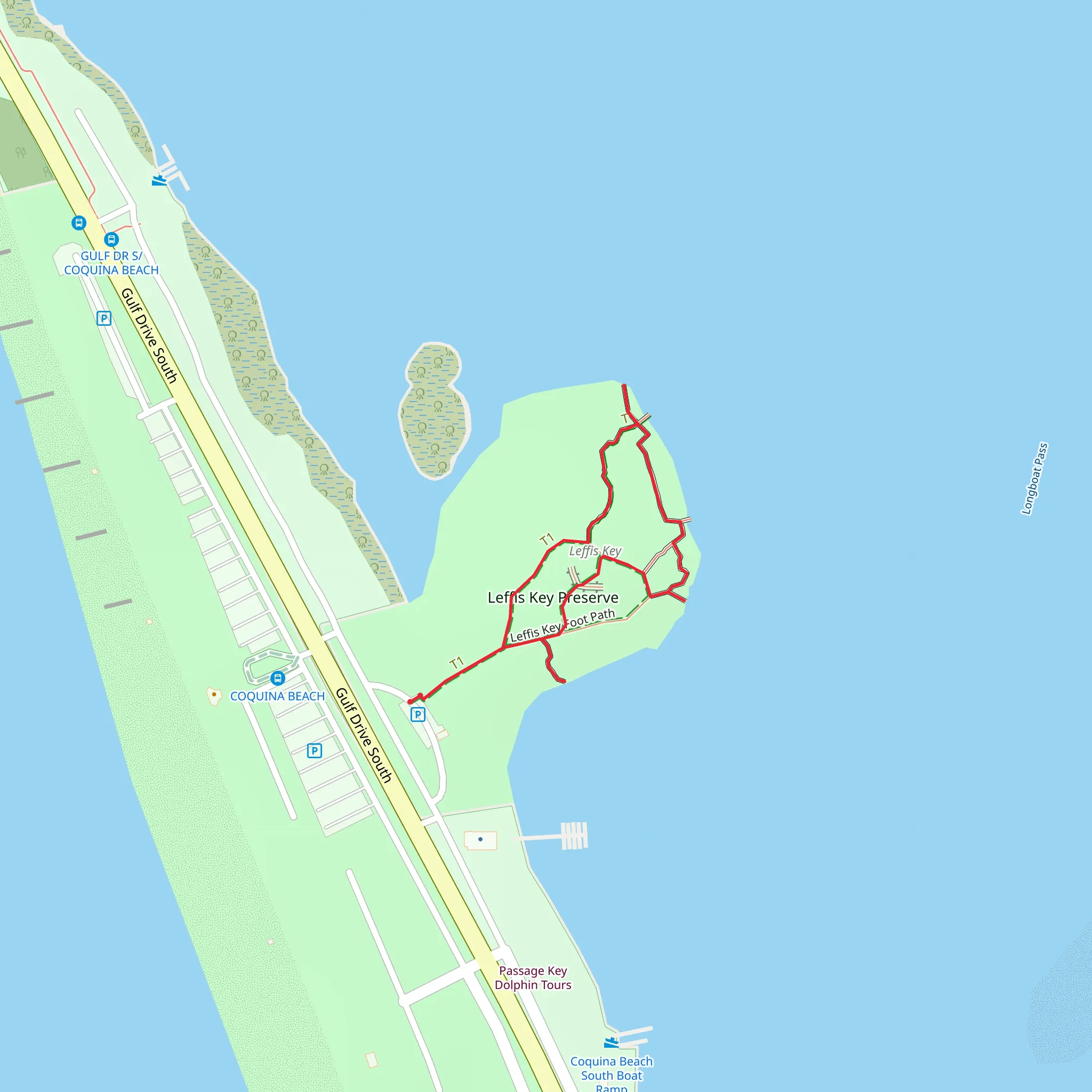 Leffis Key Preserve Loop mobile static map