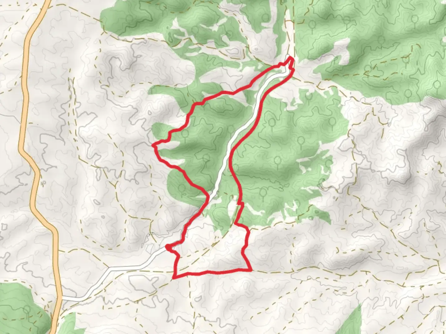 An image depicting the trail Trails of the Torcas PR BU 211 and its surrounding area.