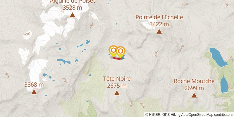 La Vanoise spur 3 Map