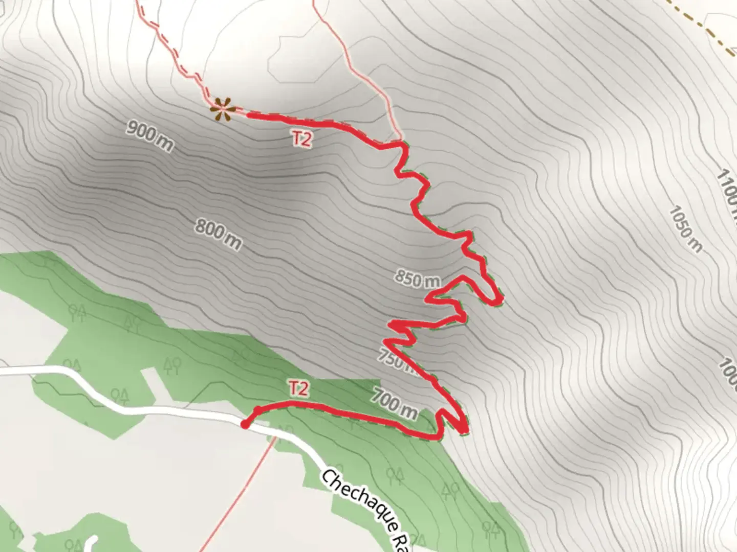 An image depicting the trail Spokane Gulch and its surrounding area.