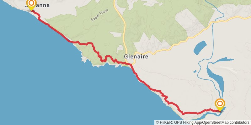 The Great Ocean Walk stage 3 Map