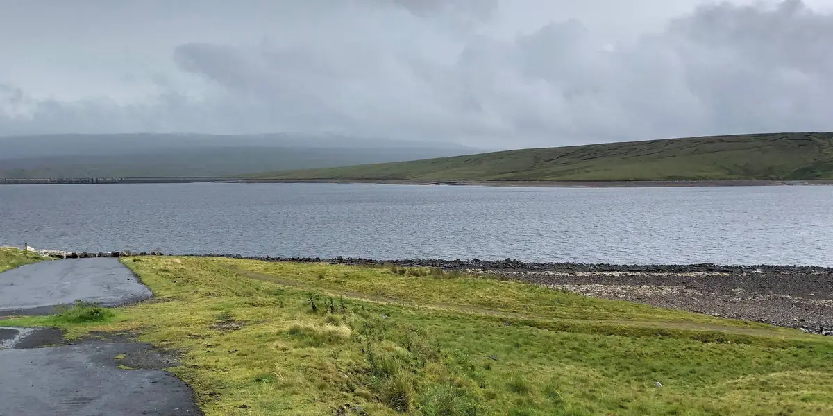 Meldon Hill from Cow Green Reservoir