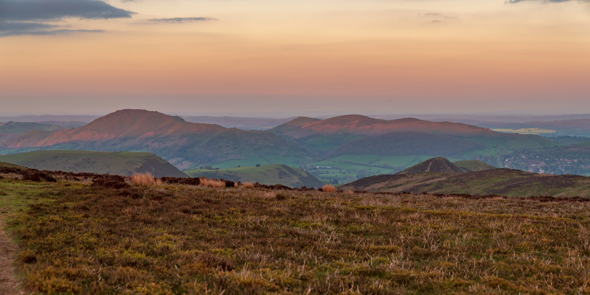 An image depicting the trail Humphrey Kynaston Way and its surrounding area.