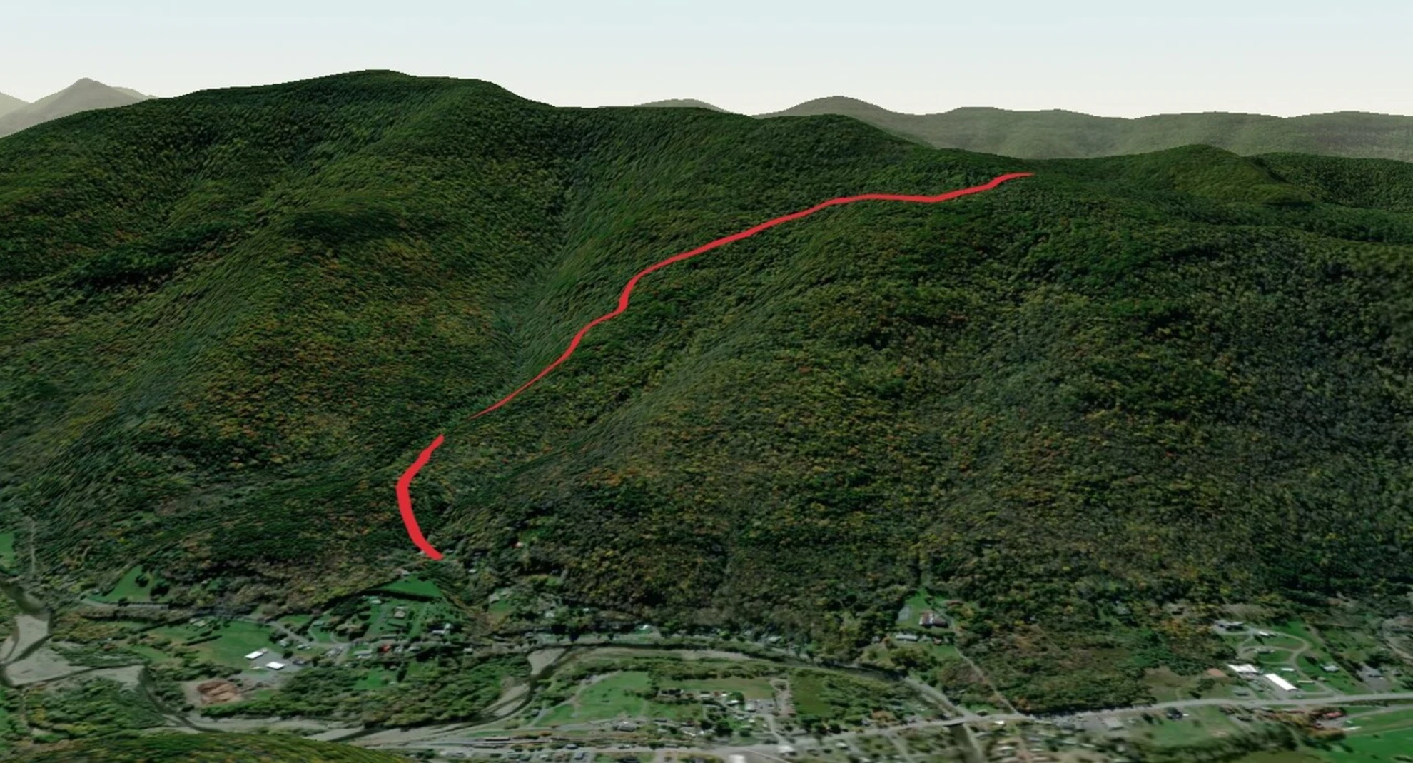 An image depicting the trail German Hollow - Yellow Trail and its surrounding area.