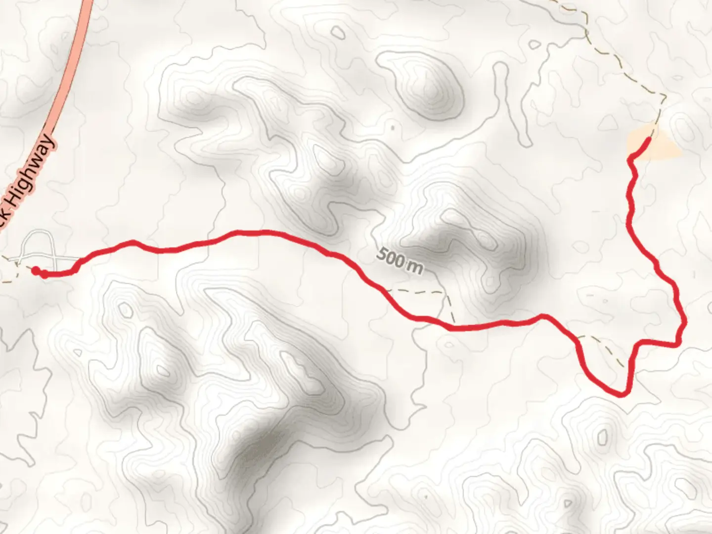 An image depicting the trail BLM Lone Tree North Access Road Walk and its surrounding area.