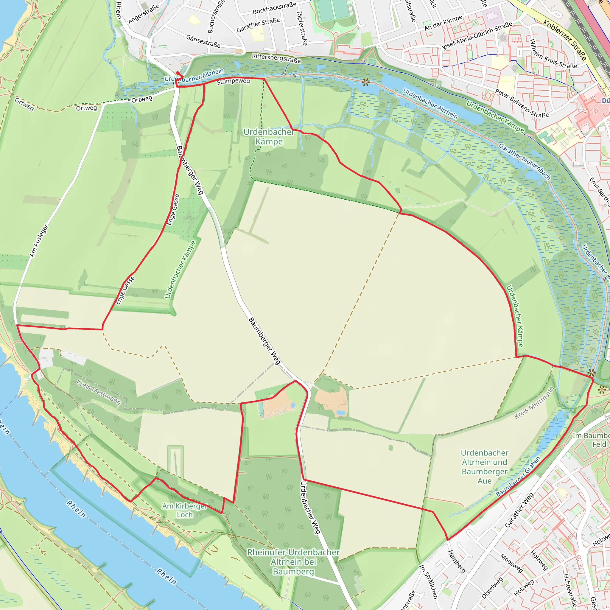 Blick in den alten Rhein Loop mobile static map