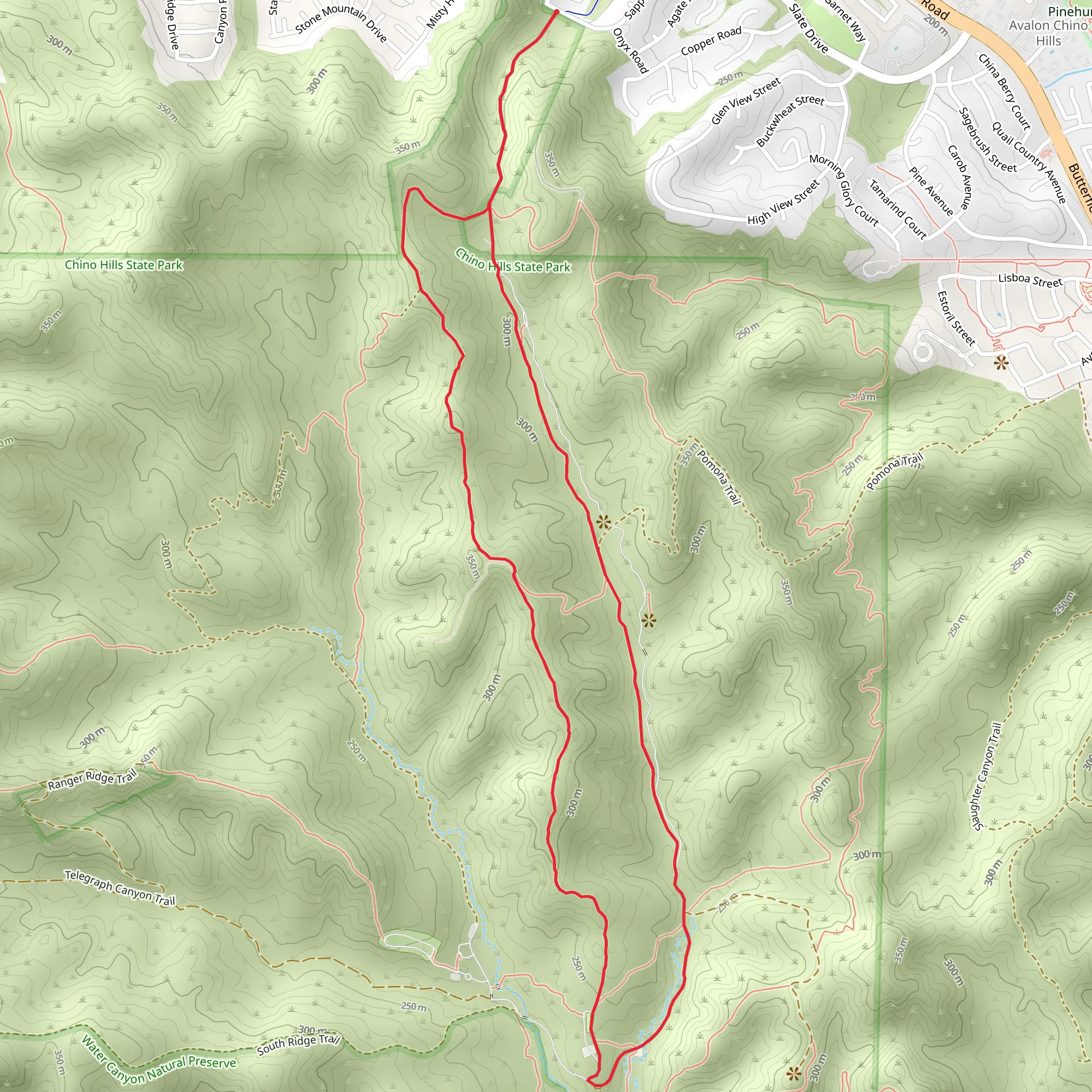 Bane Ridge Long Loop Trail mobile static map