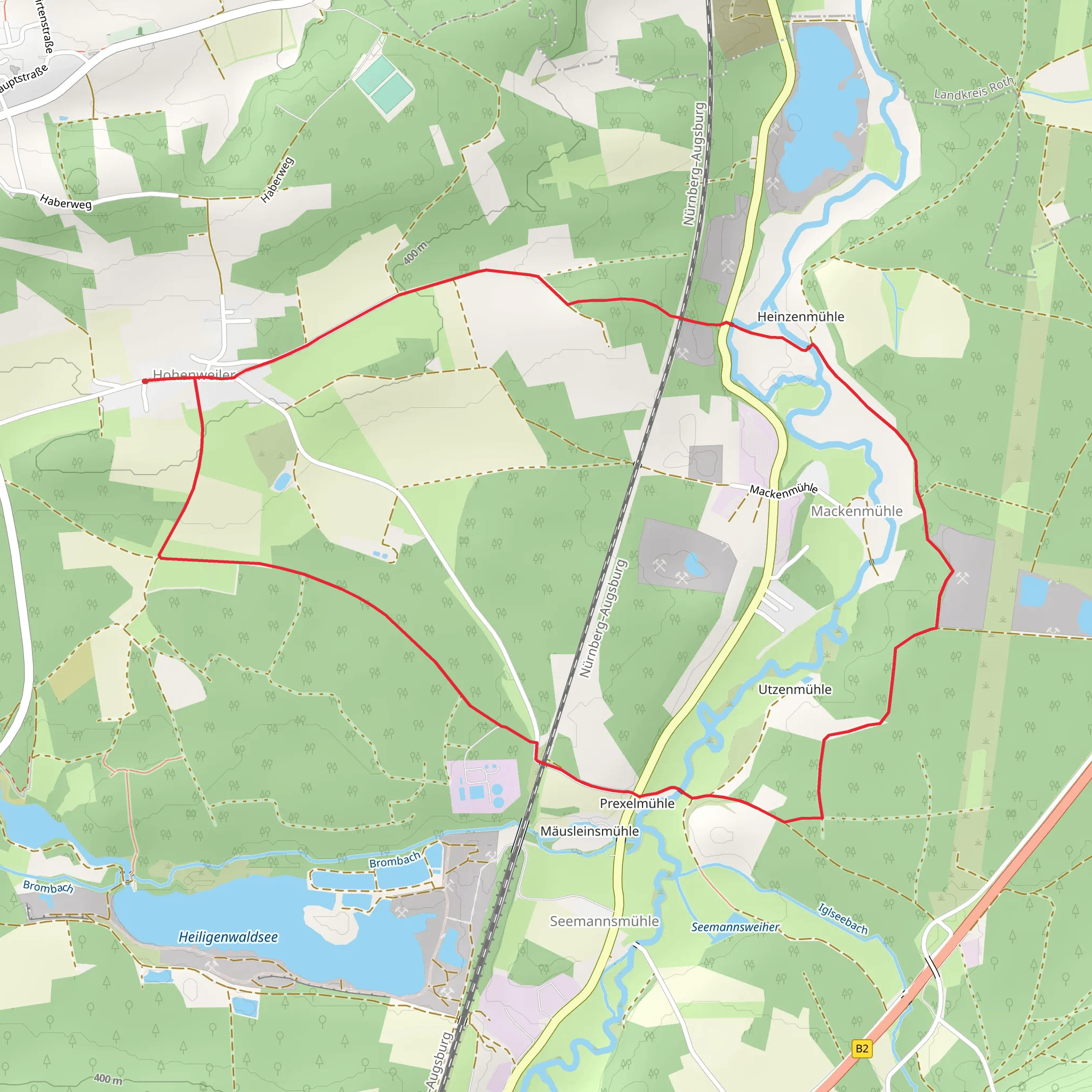 Pleinfeld 79 mobile static map