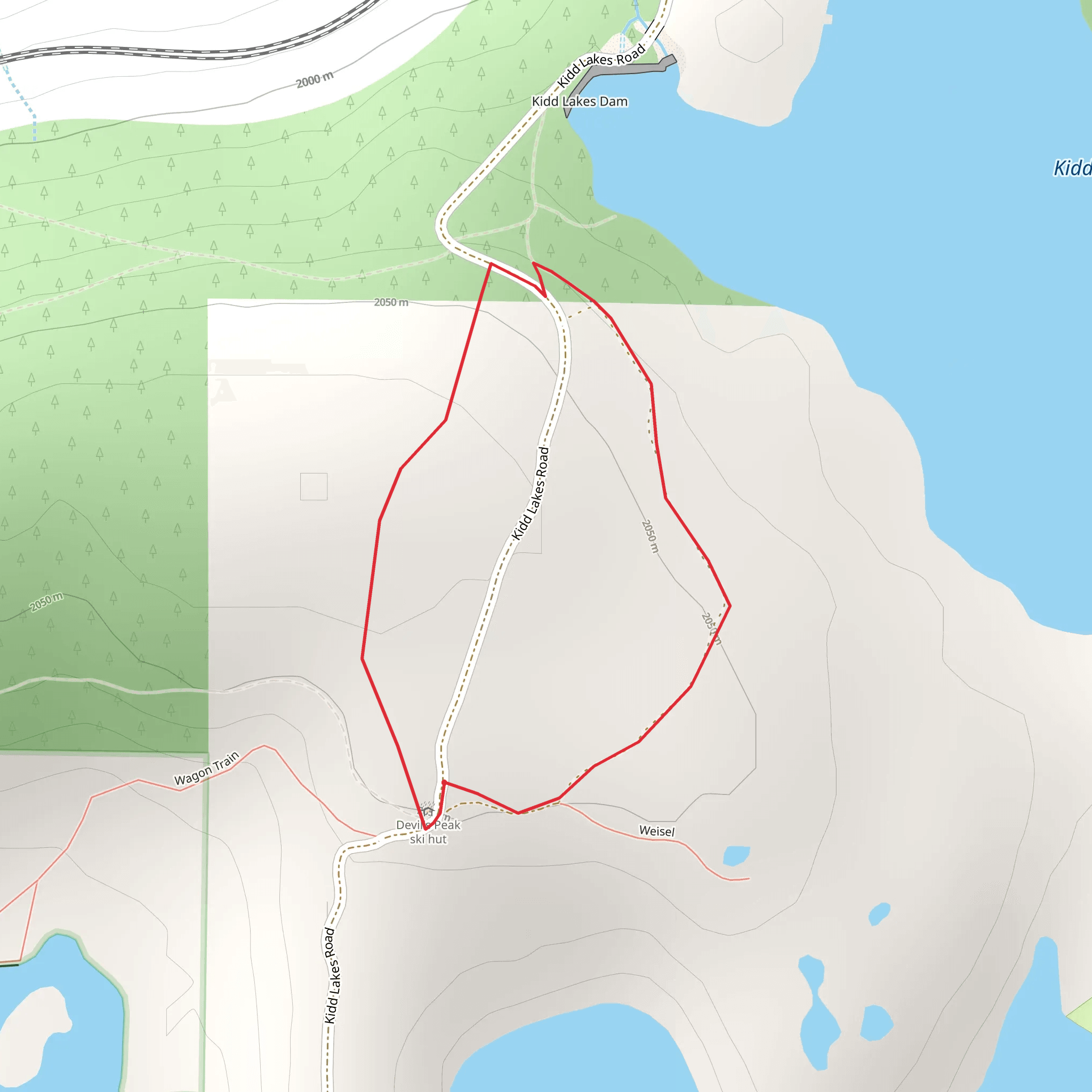 Franny Loop mobile static map