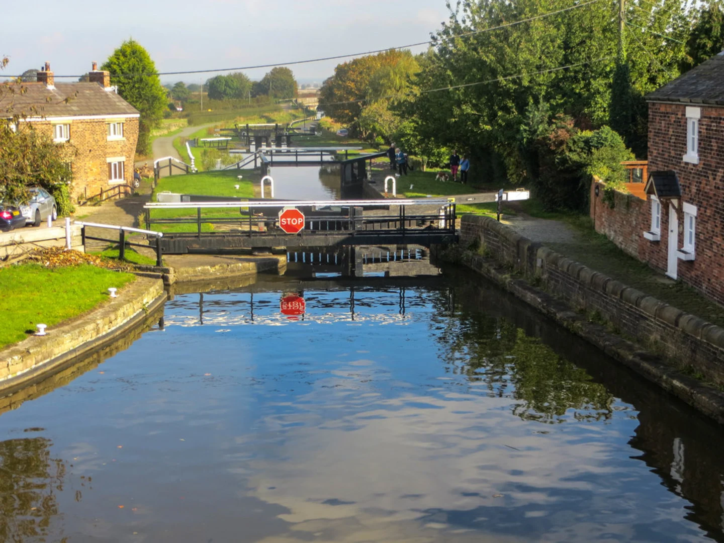 An image depicting the trail Burscough Bridge Loop and its surrounding area.