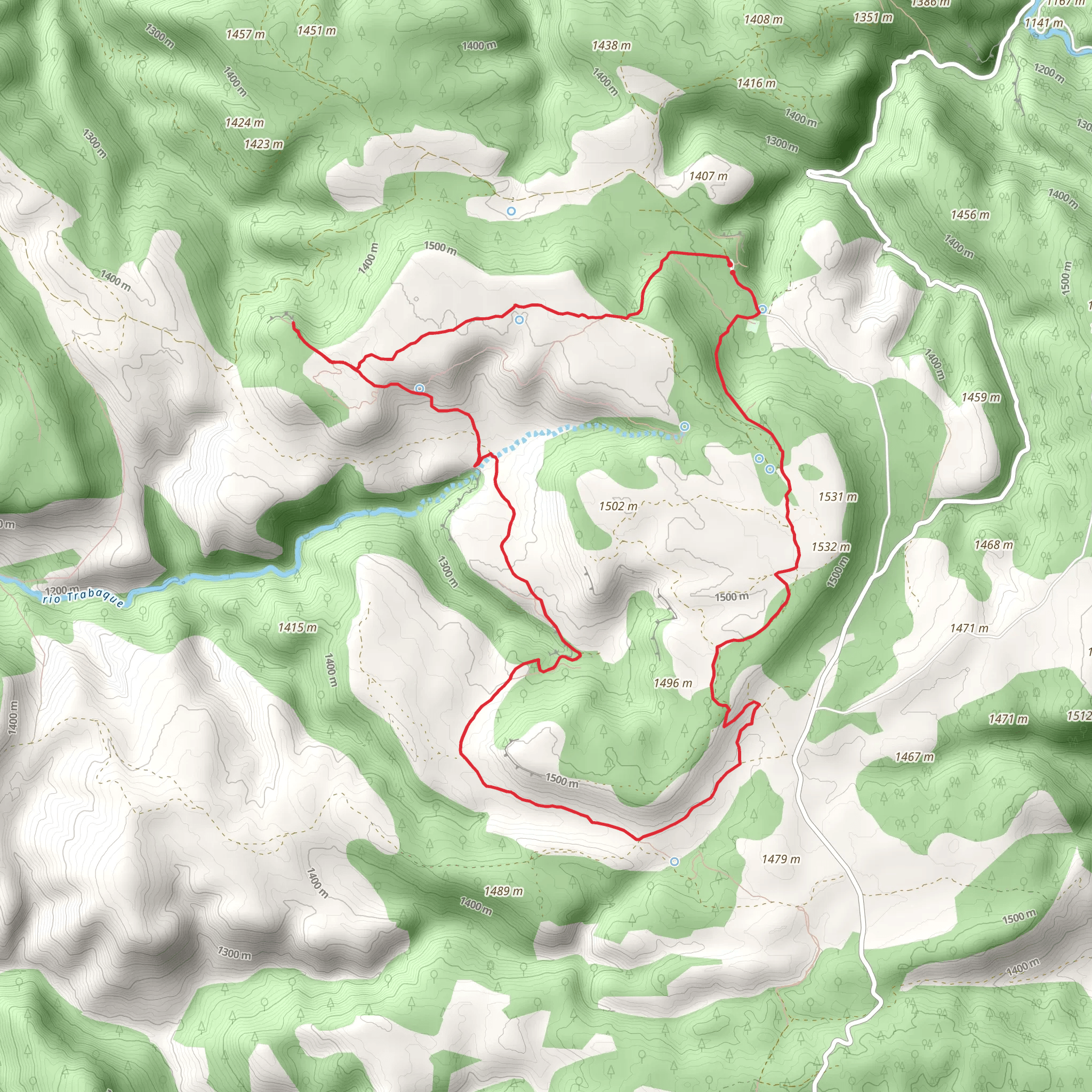 Los Olmos Meadow Path PR CU 104 mobile static map