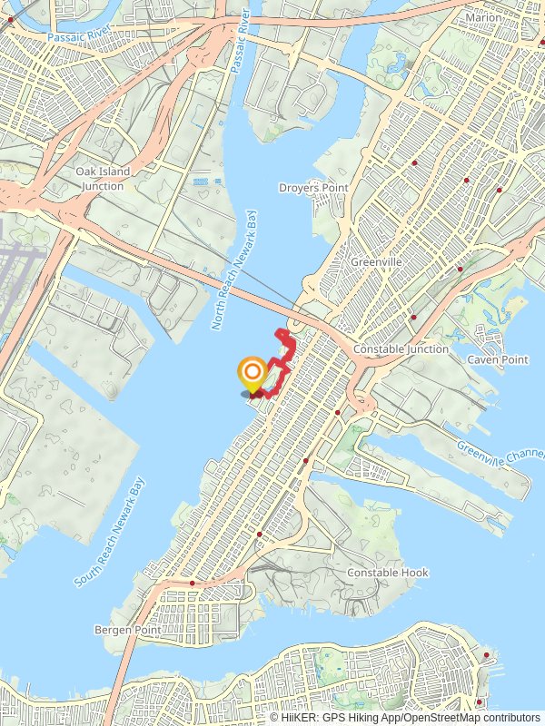 Horseshor Courts and Stephen Gregg Bayonne Park Loop mobile static map