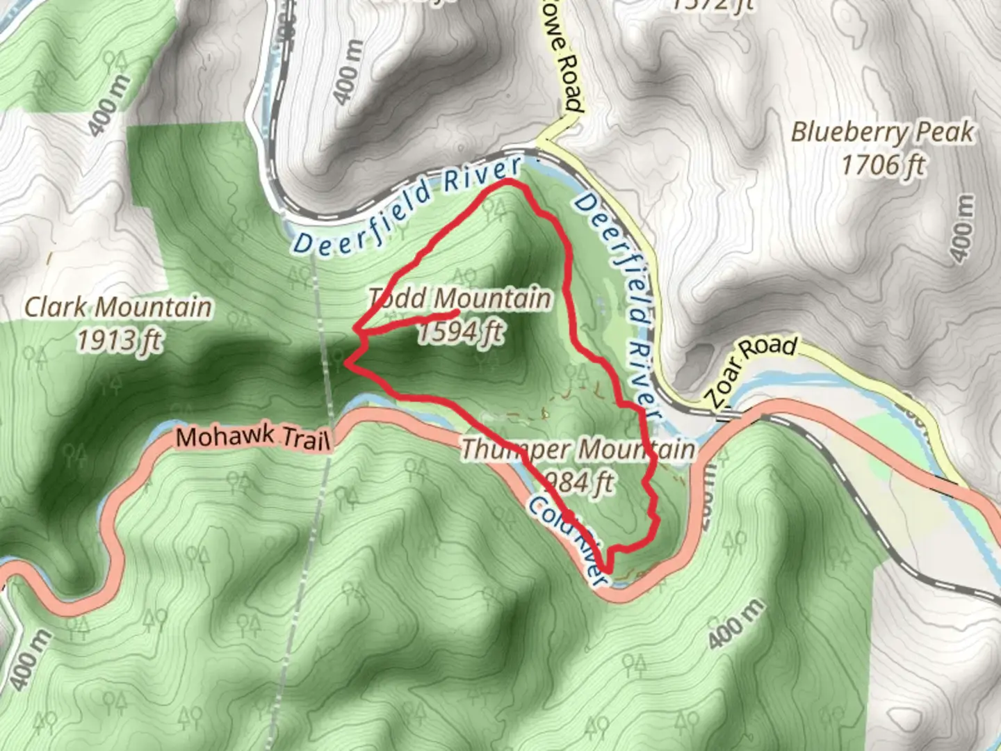 An image depicting the trail Todd Mountain Loop Trail and its surrounding area.