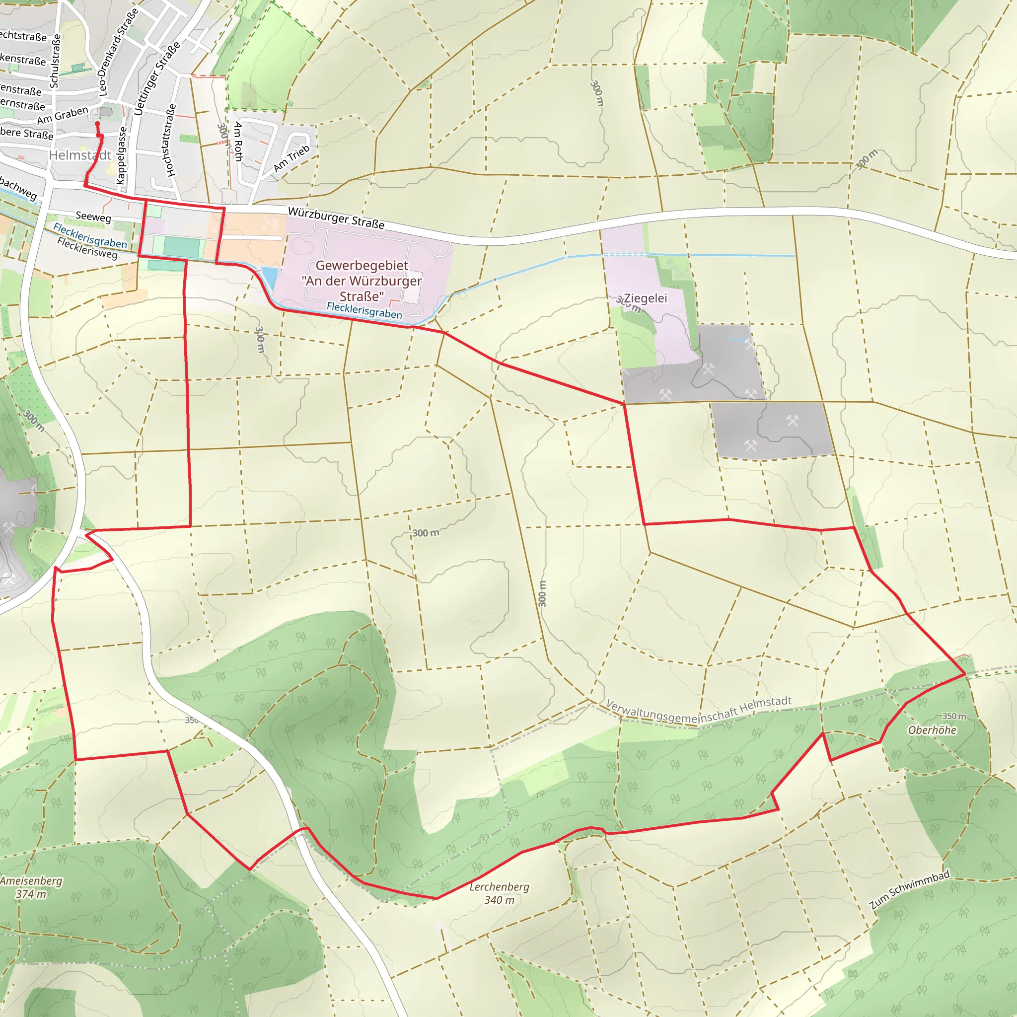 Kulturweg Waldsassengau 1 mobile static map