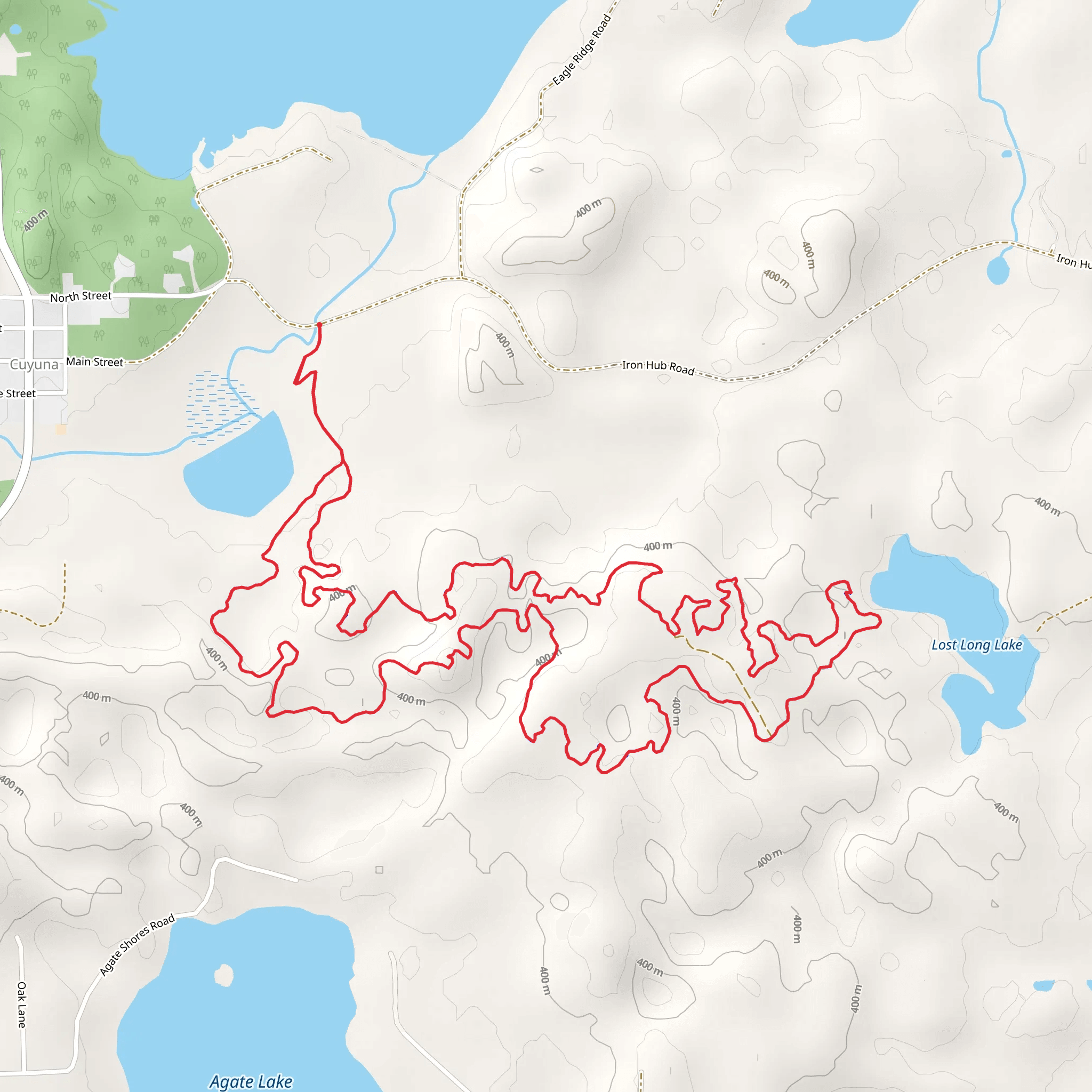 Cruser's Kettle Loop mobile static map
